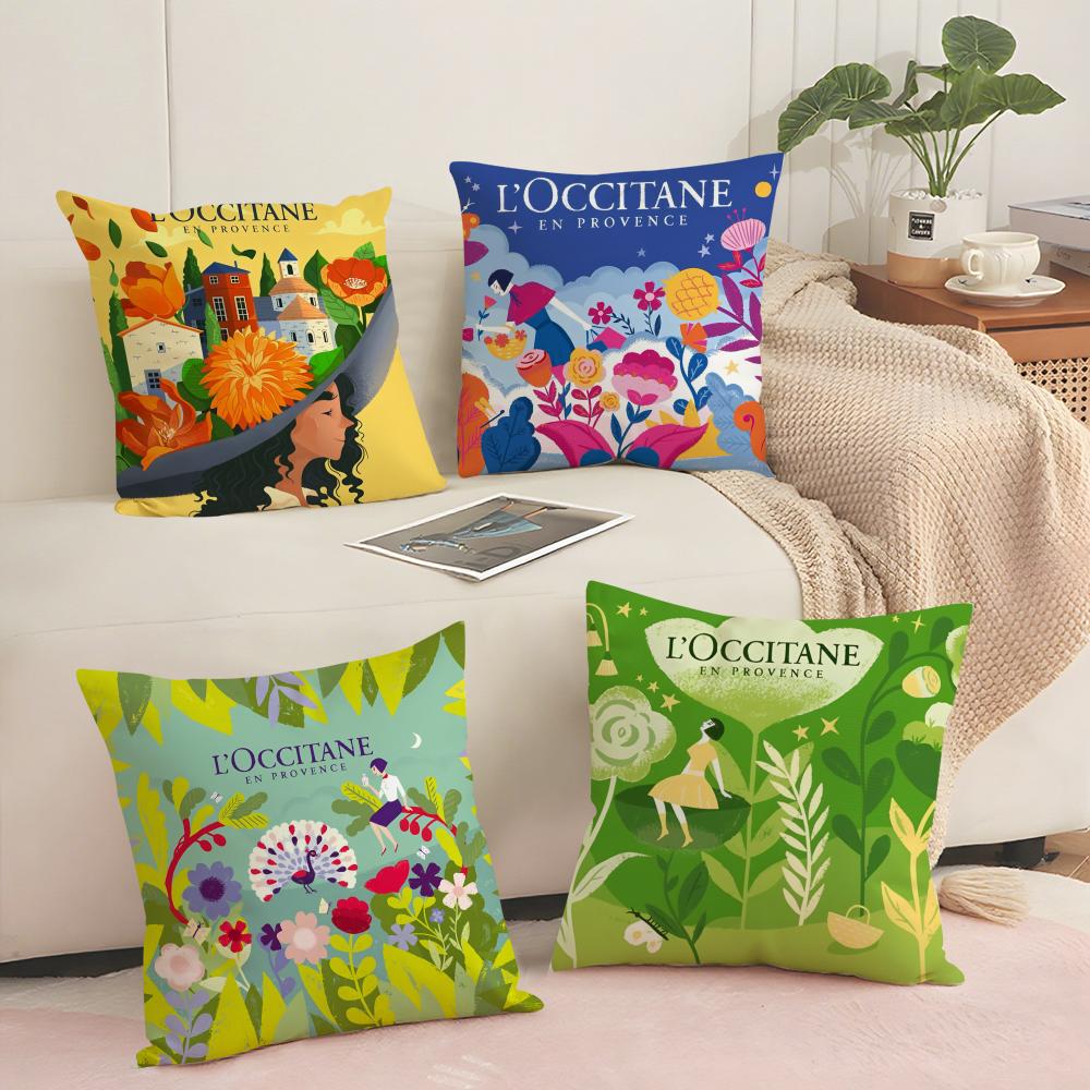 Art de Vivre LOccitaneL Cushion Cover Pillowcase Ultra Soft Skin Friendly Fabric Cloud Like Comfort  Concealed Zipper