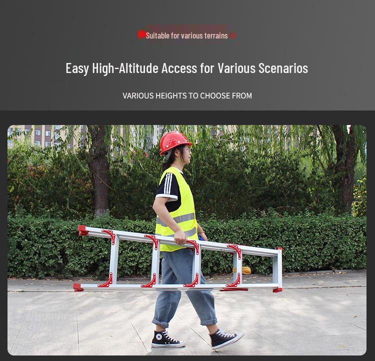 Ruiyang Aluminum Alloy Portable 2m A-frame Folding Ladder