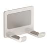 Adjustable Designs Wall Mounted Hair Dryer Storage Rack Craft from Sturdy Aluminum Alloy for Convenient Storage