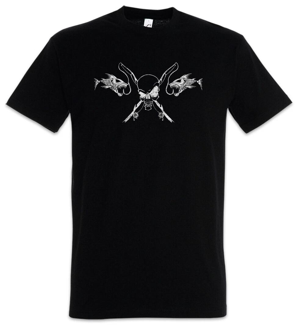 Fishing Skull Mens T-Shirt Skeleton Fish Skeleton Fish Fishing Fishing Fishing XL