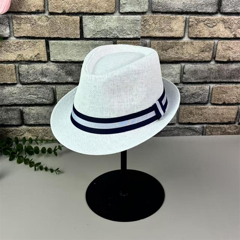 Gentleman's Beach British Top Hat Men's Hat Jazz Trend Hat Travel Hat French Straw Hat Sun Hat Summer