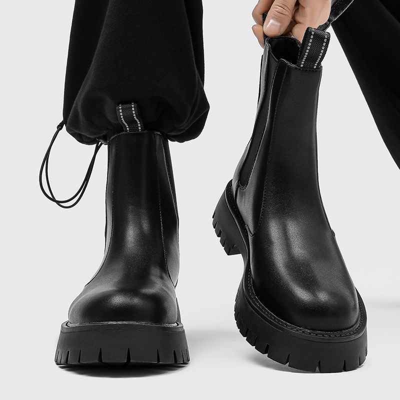 Men`S Shoes Heightening Martin Boots Men`S