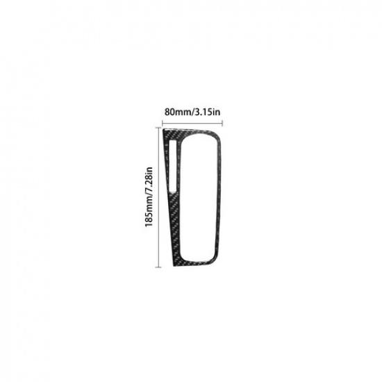Carbon Fiber Interior Gear Shift Cover Trim For Chevrolet Impala 2014-