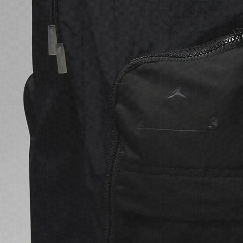 Jordan Solid Color Zip Pocket Shorts Men Bottoms Black DX9654-010