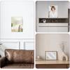 8 Pcs Shatterproof Plastic Mirrors, Self Adhesive Acrylic Mirror, Acrylic Mirror Sheet, Small Flexible Mirror Sheet with Soft Round Corner, Double