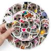 50 Sheets Big-Eyed Hamster Funny Emoticon Waterproof DIY Stickers