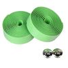 2Pcs Cycling Road Bike Bicycle Handlebar Grip Wrap Anti-slip Tape with Bar Plug