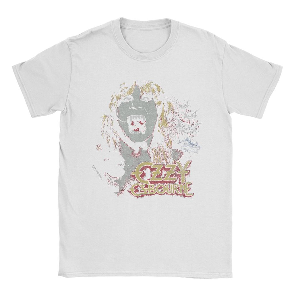 Herren T-Shirt Vintage Speak Of The Devil Heavy Metal Rock Ozzy Osbourne T-Shirts Harajuku Beach T-Shirt Y2K Fun Tops Geschenk