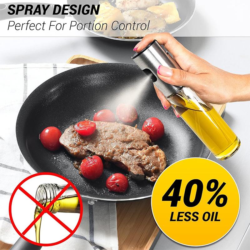 100ML Olive Oil Sprayer for Cooking Portable Olive Oil Spray Bottle Kitchen Olive Oil Dispenser Bottle Oil Spritzer Mister YY181
