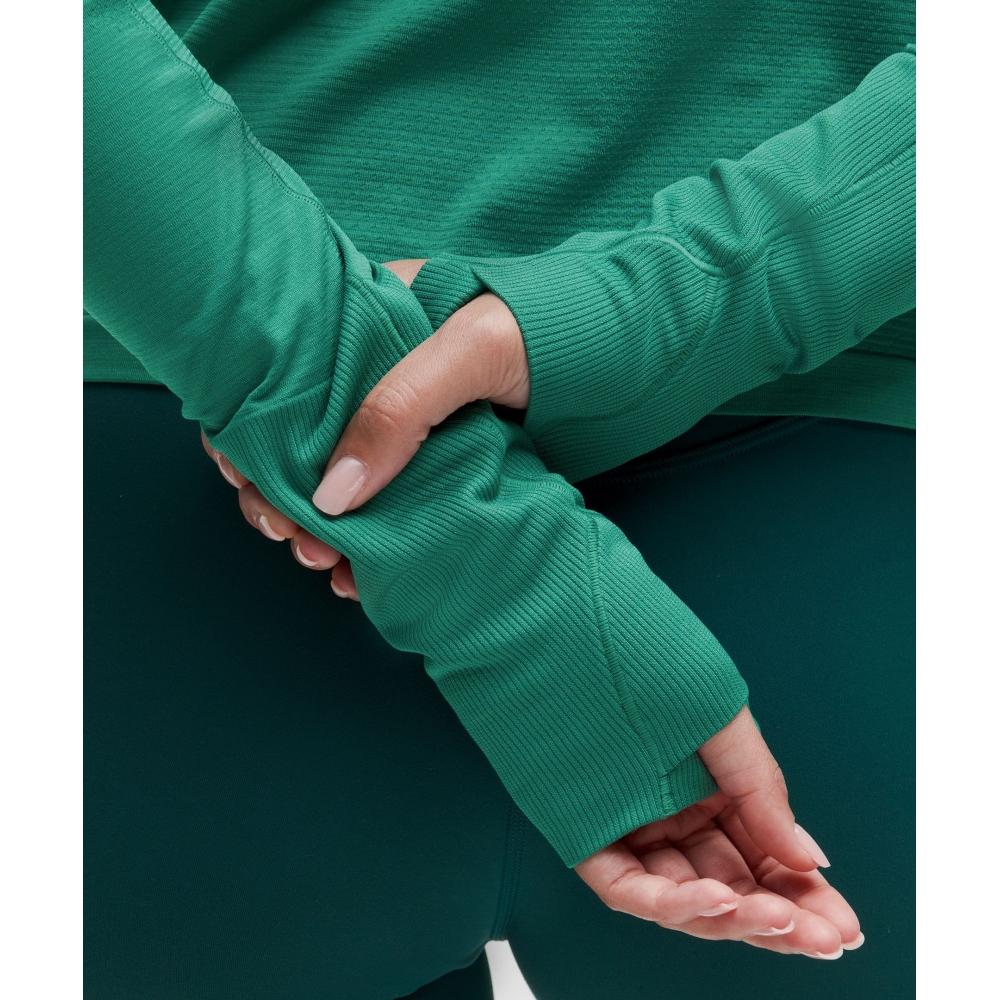 Lululemon Swiftly Tech Long Sleeve Shirt 2.0  Waist Length Teal Lagoon Teal Lagoon