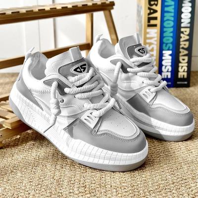 Men's Platform Sneakers Fashion Outdoor Casual Shoe Lace Up Sport Running Shoes for Men Vulcanized Shoes Tennis Shoes