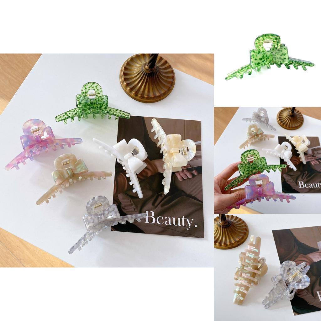 Trendy Acetate Hair Claw Clip In Fresh Sweet Korean Style Available In Multiple Colors