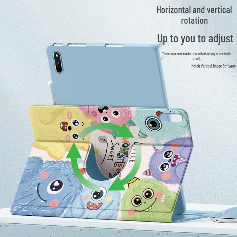 Shell Sister 360-Degree Rotating Stand Protective Case for Huawei MatePads
