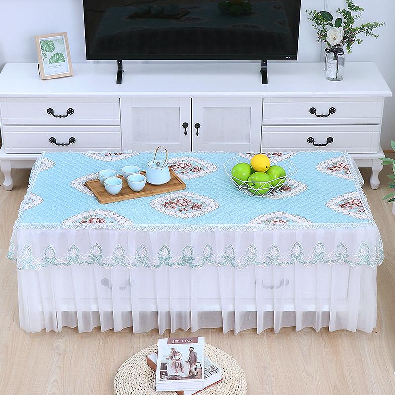 Living Room Coffee Table Table Cloth Coffee Table Cover All-inclusive Table Cloth Waterproof and Oil-proof Rectangular Coffee Table Mat