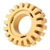 100mm 4in Grinding and Polishing Zigzag Teeth Shape Rubber Wheel Eraser(Shank)