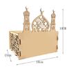Eid Wood Ornaments Hollow Moon Stars Indoor Restaurant Dining Room
