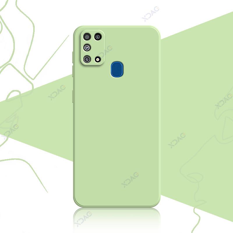 Luxuriöse, modische und süße Schutzhülle für Samsung Galaxy M31 Prime F41 SamsungM31 SamsungF41 360 weiche, quadratische Handytaschen aus flüssigem Silikon