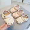 New Style Baby Walking Shoes - Sandals with Soft Soles and Rounded Toe Caps - Suitable for Girls and Infants.