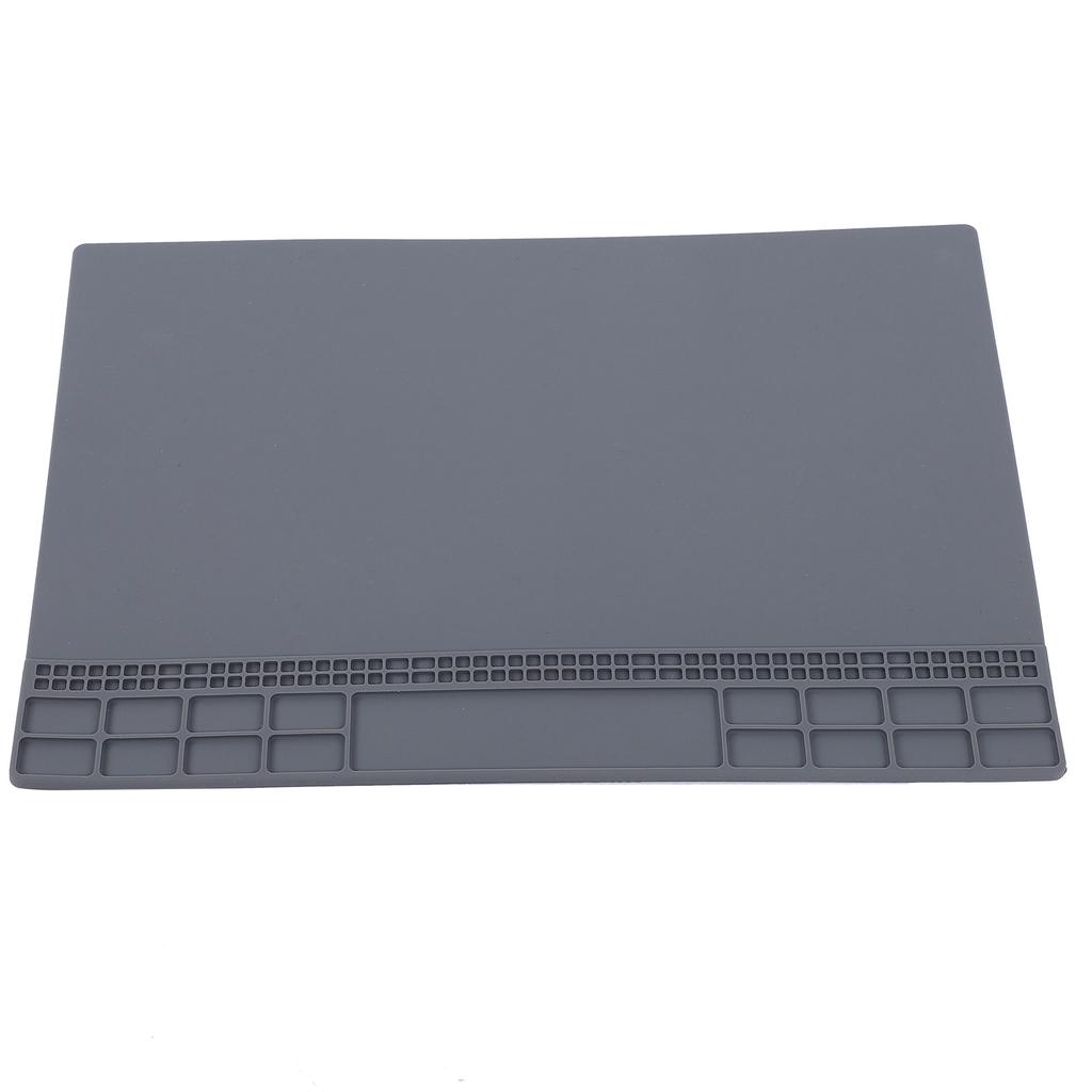 Repair Mat Silicone Heat Resistant Pad Computer Phone Solder Station Tools 350x250x4mmGray