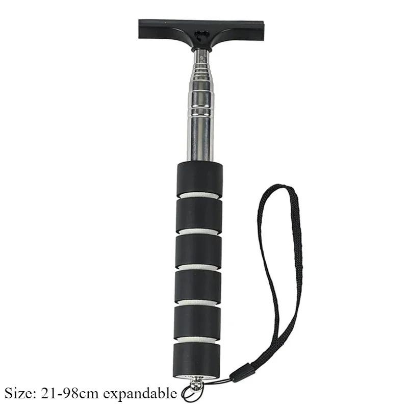 Car Rearview Mirror Wiper Retractable Portable Glass Cleaner Water Remover for Rainy Weather Auto Cleaning Accessories