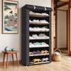 Portable Multi-layer Dustproof Shoe Cabinet for Dorms and Foyers Easy Assembly Storage Organizer for Rental Homes