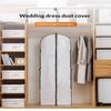 Staubschutzhülle für Kleidung mit großer Kapazität Kleideraufbewahrung Hängende Kleidung Kleid Anzug Mantel Verdickung
