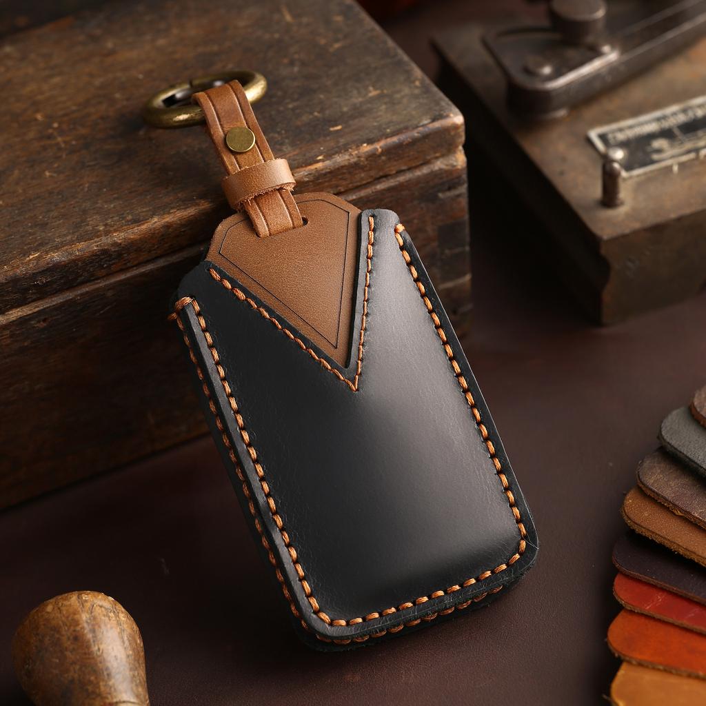 Pro Renault Captur Koleos Kadjar Zoe Arkana Espace Clio Megane Grand Scenic Sandero Dacia Duster Card Kožený kryt na klíče od auta