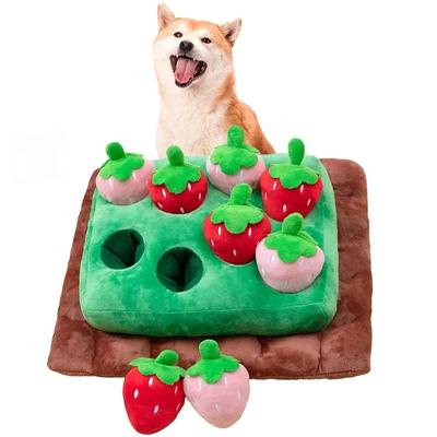Dog Toys Carrot Plush Toy For Dogs Snuffle Mat Pet Vegetable Chew Toy For Dogs Cats Durable Chew Puppy Toy Dogs Accessories