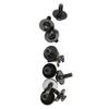 20PCS Metal Material Drum Kit Claw Hook Black Snare Drum Screw  Drum Set Maintenance