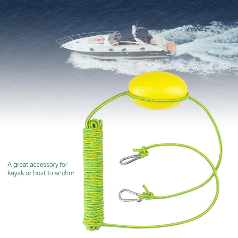 Kayak Throw Line Marine Rope Drift Anchors Tow Throw Leash Kayak Accessory Anchors Rope Kayaking Boat Buoy Float Leash