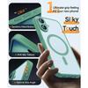 For Magsafe Luxury Armor Shockproof Case For 17 16 15 14 13 Pro Max Magnetic Wireless Charge Cover Matte Translucent PC
