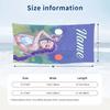 rumi Custom Name Printed Beach Towel Personalized Soft Towel For Swimming Beach Travel