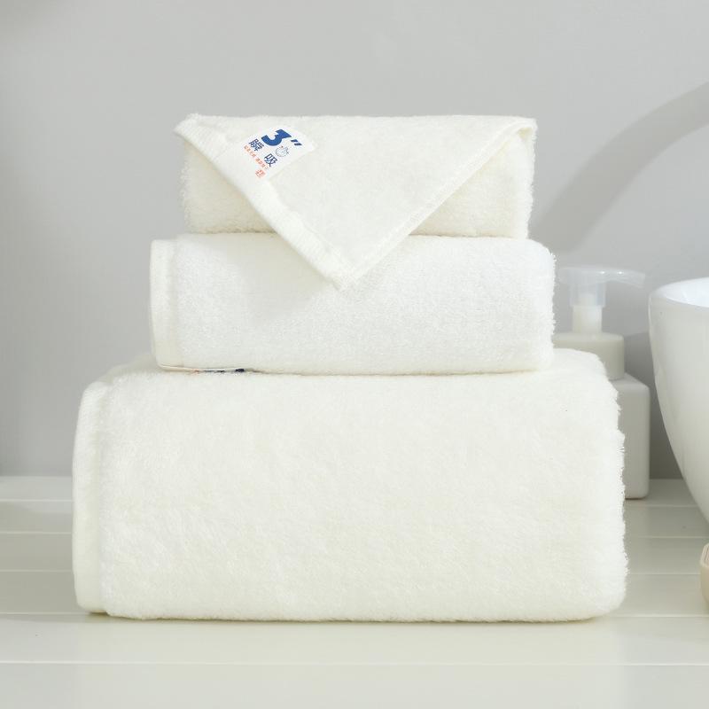 Premium 100% Cotton Towel Set: Soft, Thick Face, Bath, and Wash Towel Collection