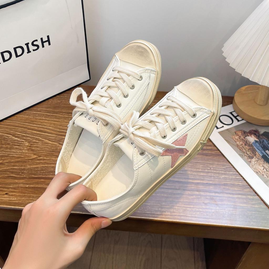 Star Sports Board Shoes Women's Old Small Dirty Shoes 2025 Spring and Summer New Small Man Height Increase Casual Versatile Dirty Shoes