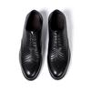Genuine leather men's oxford shoes brogue style wingtip wings lace-up formal shoes business suit wedding party men shoes