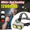 Ultra Bright LED Rechargeable Headlight Long Battery Life In 4 Modes,Portable and Suitable for Outdoor Camping, Running, Fishing, Practical Gift