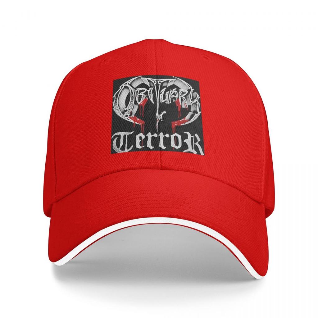 Unisex Baseballkepsar Dödsannons Death Metal Rockband Musik Utomhus Streetwear Sport Baseballkepsar Hip Hop Keps Casquette Hattar