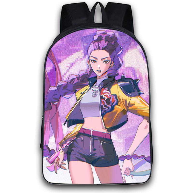 Kpop Demon Hunters Backpack Boys Girls Zoey Mira Rumi Bookbag Knapsack Schoolbag Rucksack Travel Backpacks Birthday Gifts