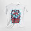 T-shirt Unisex alla Moda con Kabuto Samurai, Geishe e Drago Trendsetter