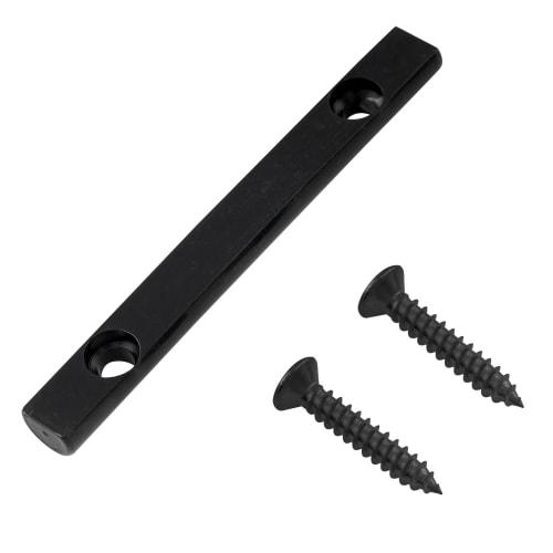 Musiclily Pro 48mm Brass String Retainer/Tension Bar for Floyd Rose Tremolo Units, Black