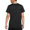 Nike T Shirts Men's Black Crew Neck Moderate Straight Fit DM6477-010