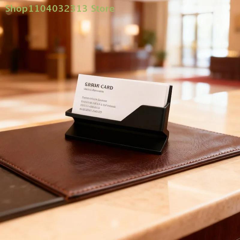 1PC Plastic Desktop Organizer Minimalist Business Card Holder for Storing & Displaying Cards Suitable for Any Size