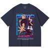 230 Gsm 100% Cotton Jujutsu Kaisen V25 Gojo Print Unisex Heavy Cotton T Shirt