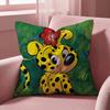 M-Marsupilami CARTOON Kissenbezug Mehrzweck-Kissenbezug für Zuhause & Auto - Wendbar, Weich & Langlebig für den täglichen Gebrauch