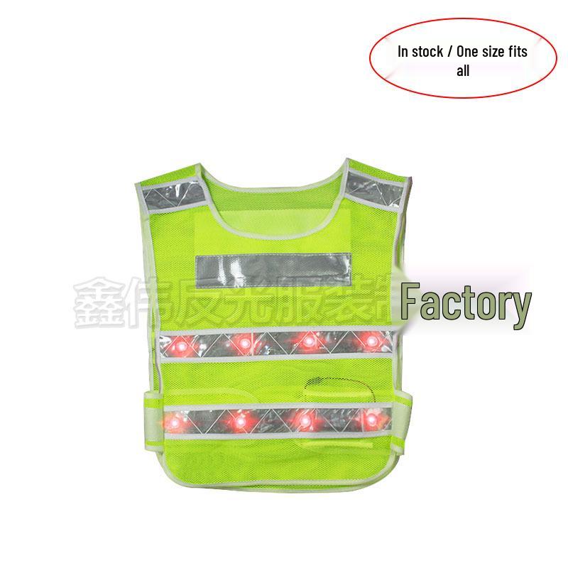 High-Visibility Reflective Safety Vest for Traffic and Construction Workers