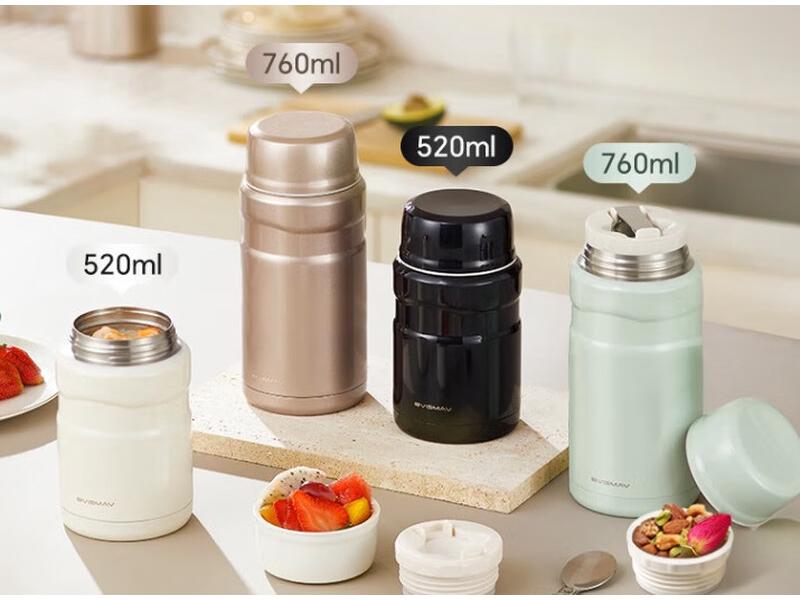 BVGMAV 316L Stainless Steel 750ml Thermal Food Jar