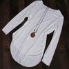 Vintage Mode Winter Langer Pullover Kettenhalskette Handgefertigt Holz Rundes Anhänger Halskette Damen Schmuck Halskette Schmuck Geschenke