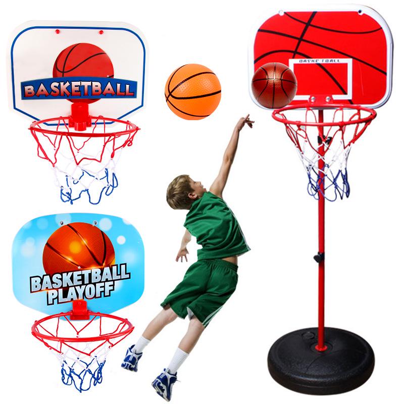 Adjustable Kids' Basketball Hoop Stand for Indoor & Outdoor Use - 1.2m to 1.5m