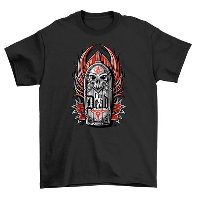 Gothic_24 Totenkopf mit Flügeln T-Shirt - Entfessle deine innere Dunkelheit! 100% Baumwolle, Lustiger Uni