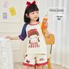 DingGuagua Girls' 100% Cotton Home Wear Sleepwear Set
